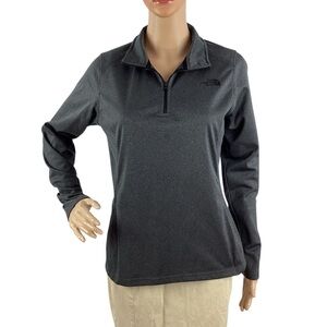 The North Face Tech Glacier 1/4 Zip Pullover Dark Gray M